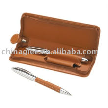 Leder-Geschenk-Stift-set